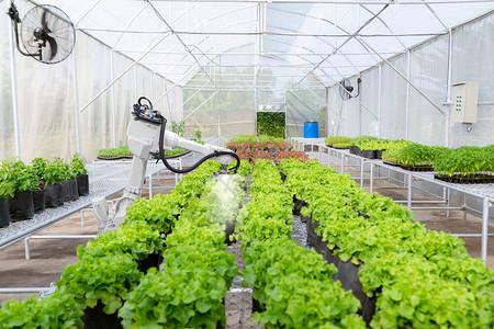 农业中的智能机器人农户未来的机械器人自动化工程图片